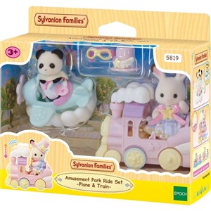Sylvanian Families Lunapark Oyun Seti  Uçak ve Tre